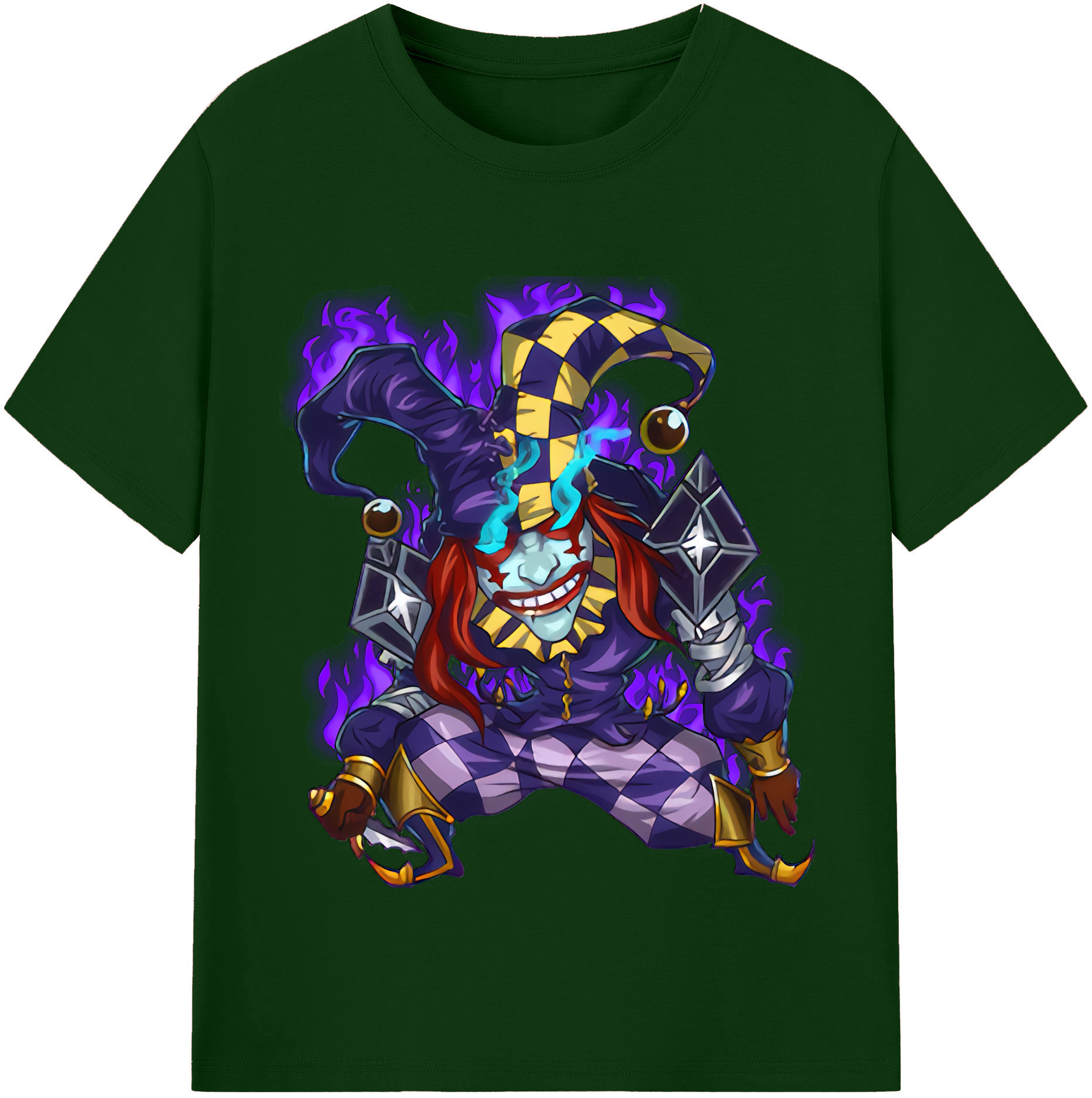 リーグ・オブ・レジェンド League of Legends LOL 綿100％半袖Tシャツ（フロントプリント）